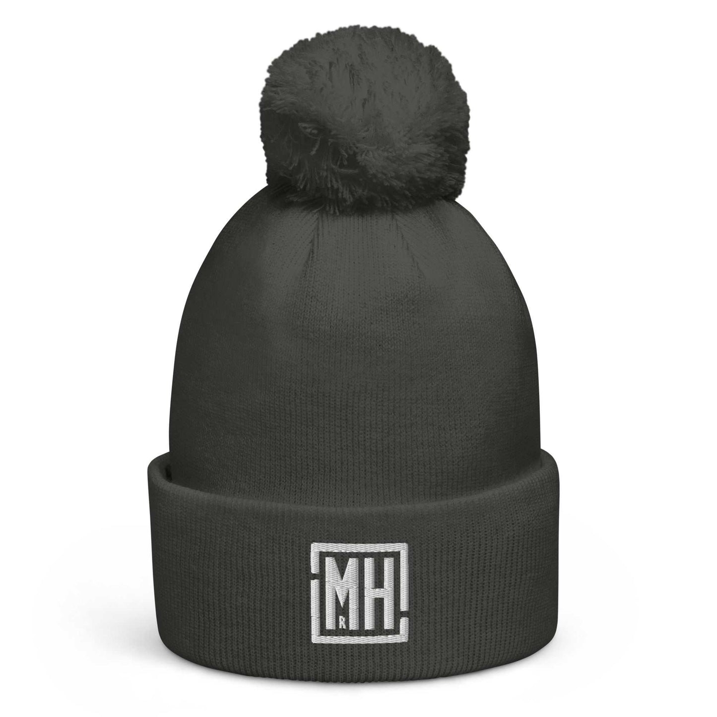 Mr Hewes Logo Pom pom beanie