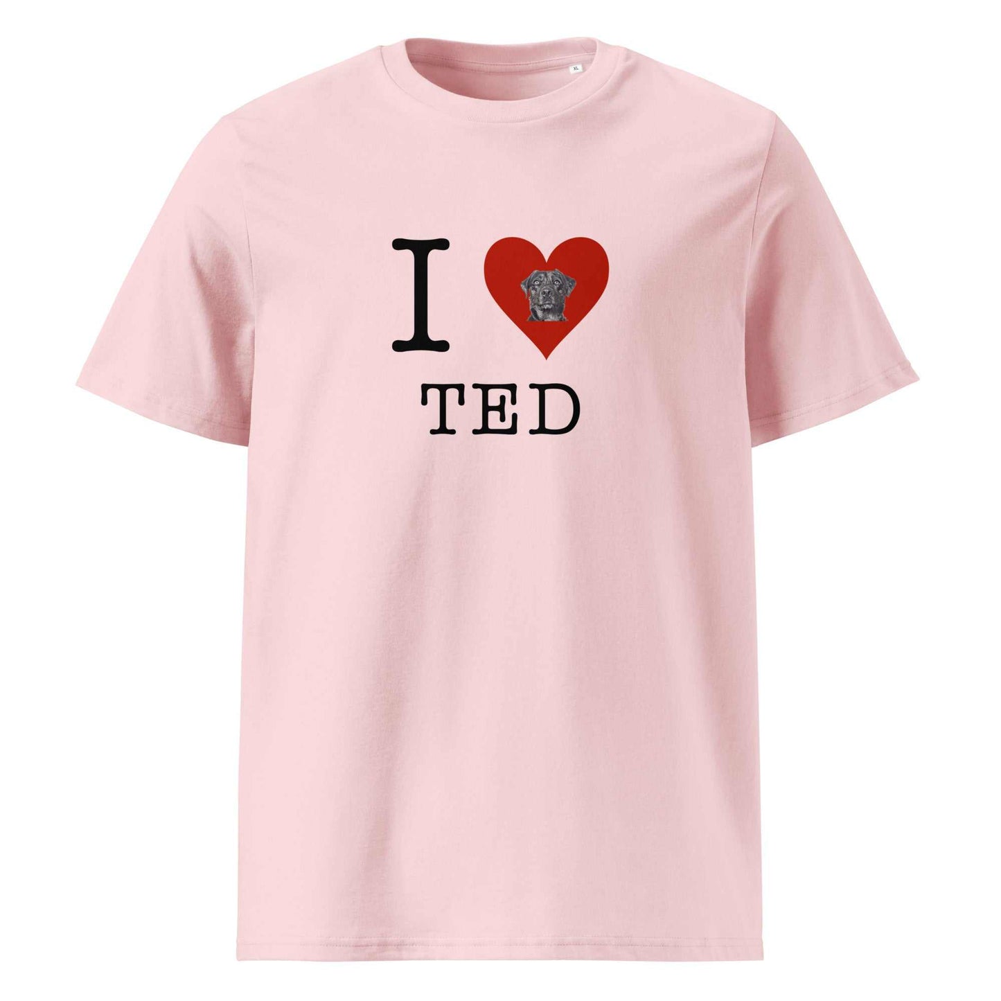 I heart TED Unisex organic cotton t-shirt