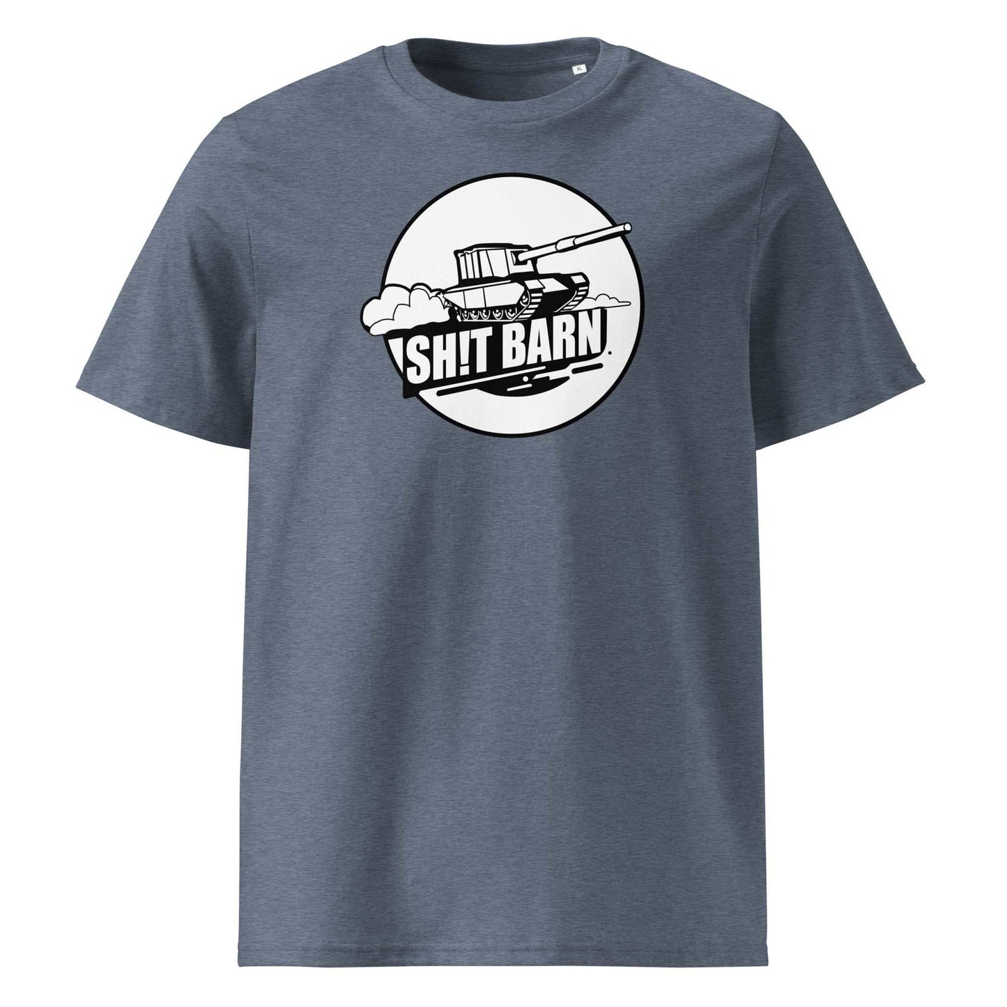 SH!T BARN BW Unisex organic cotton t-shirt