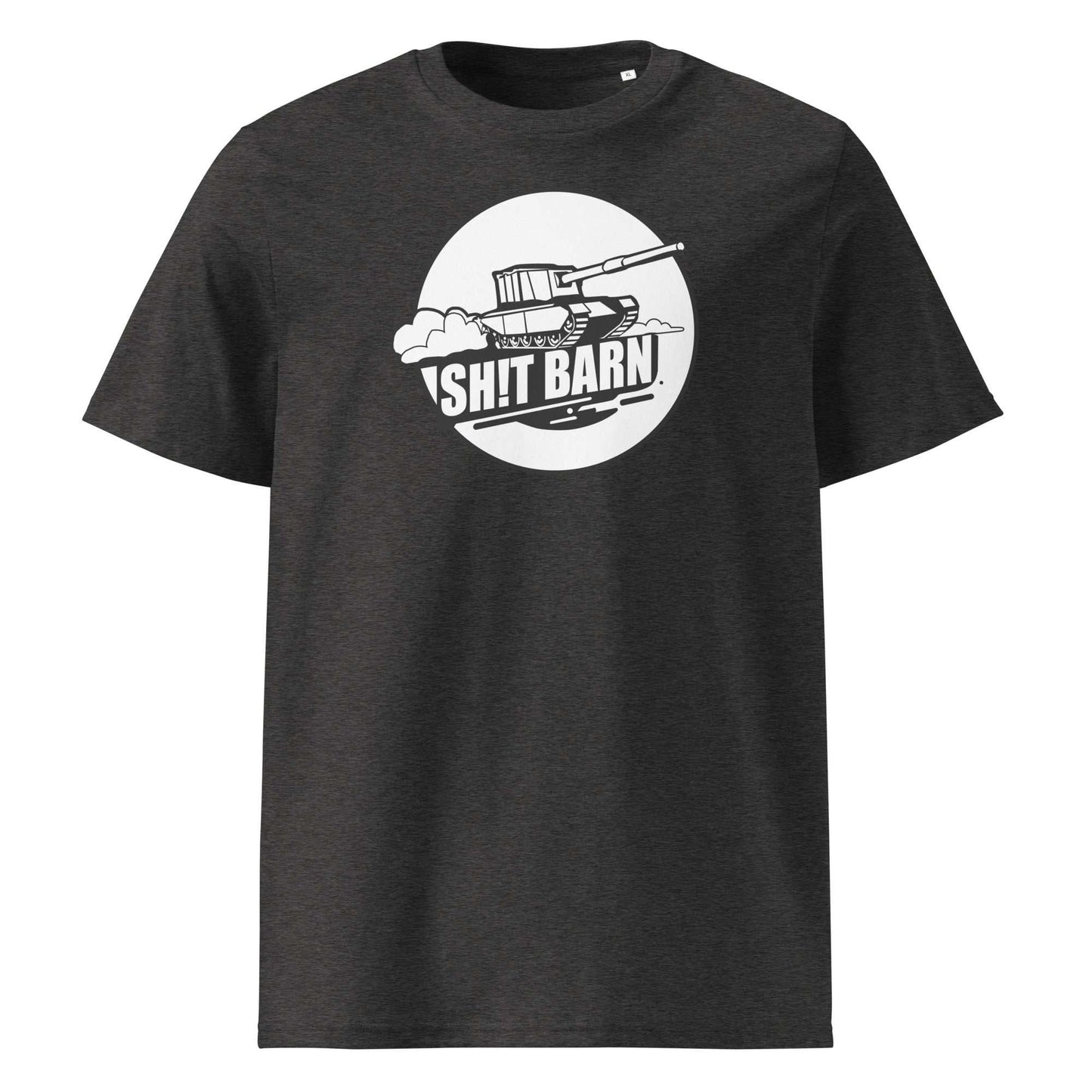 SH!T BARN BW Unisex organic cotton t-shirt