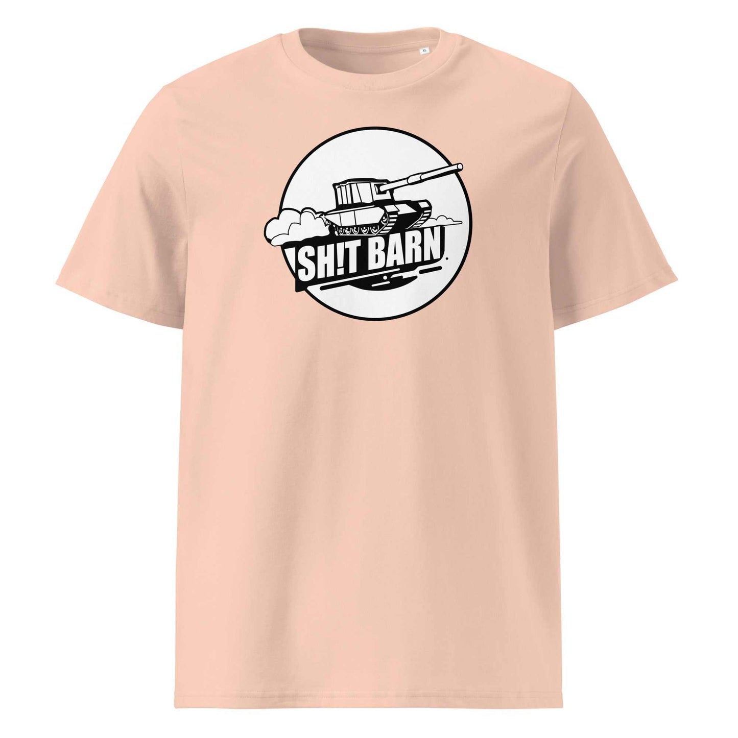 SH!T BARN BW Unisex organic cotton t-shirt