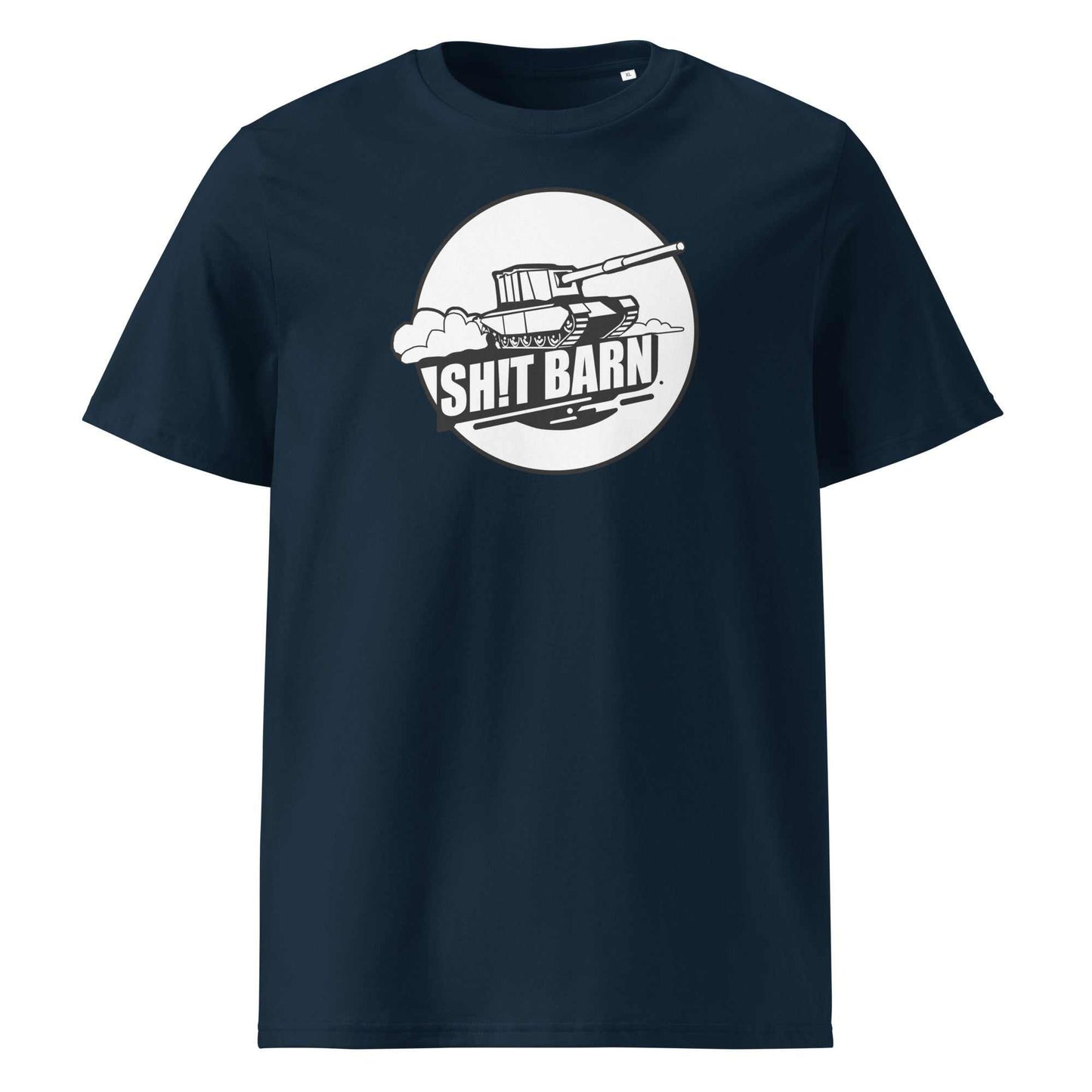 SH!T BARN BW Unisex organic cotton t-shirt