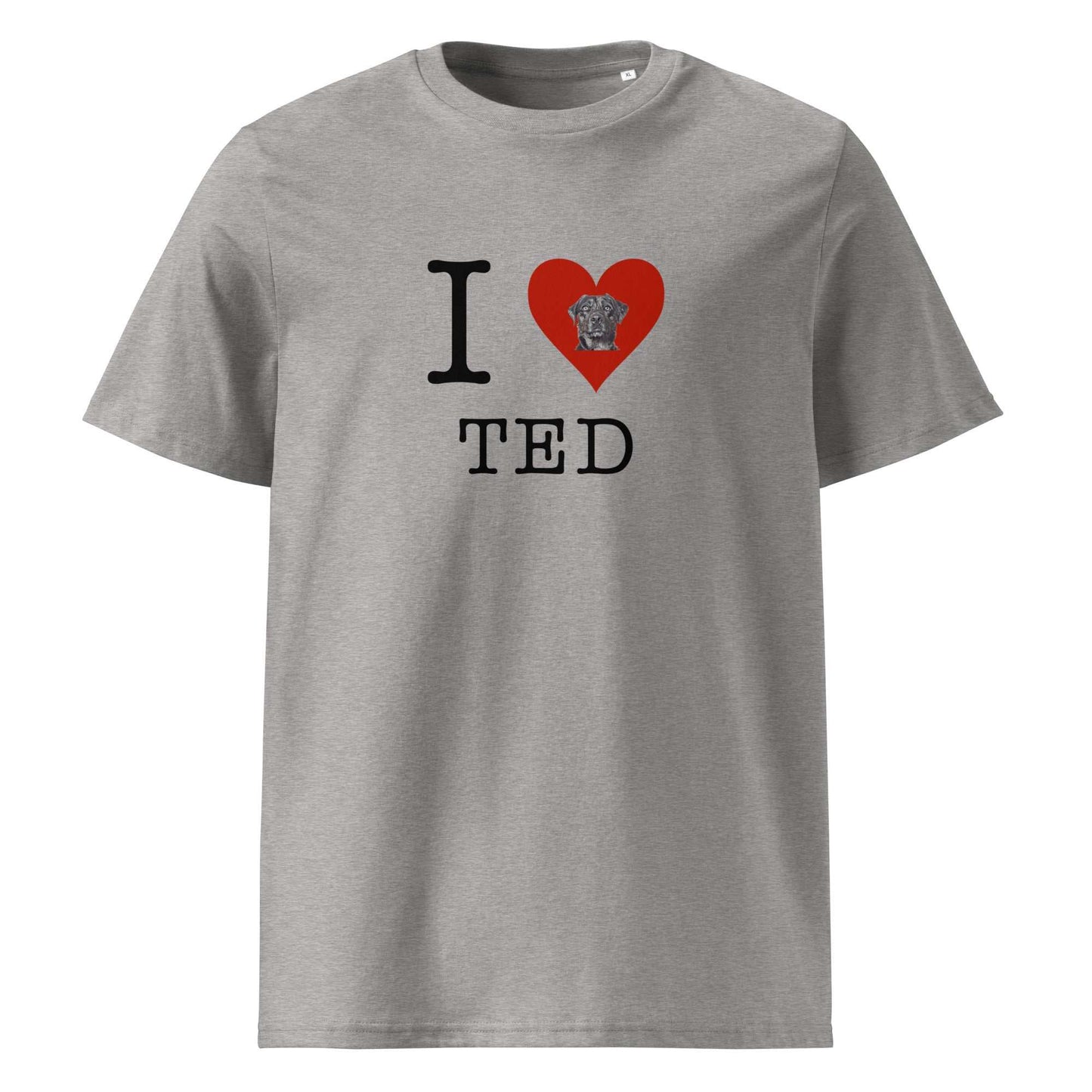 I heart TED Unisex organic cotton t-shirt