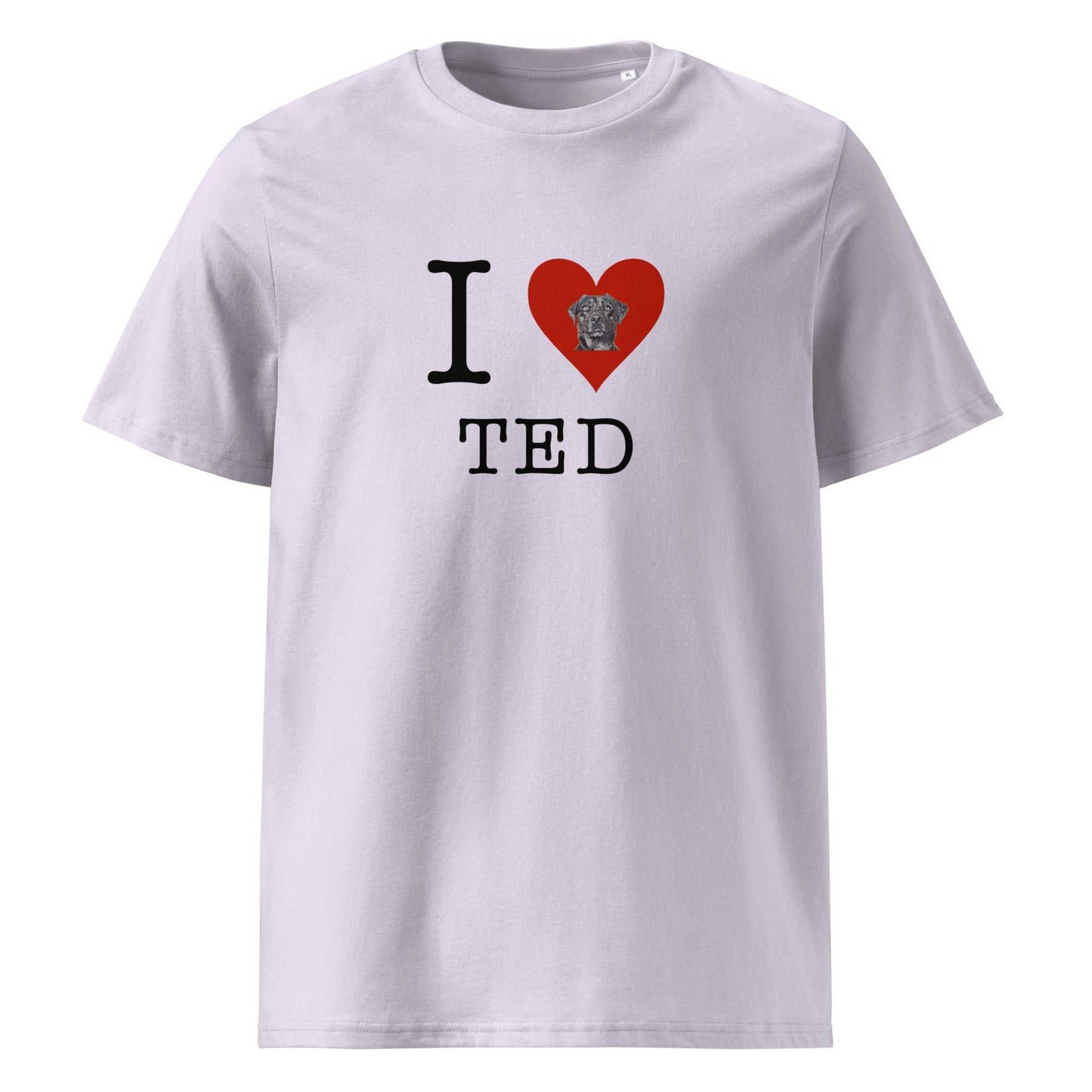 I heart TED Unisex organic cotton t-shirt