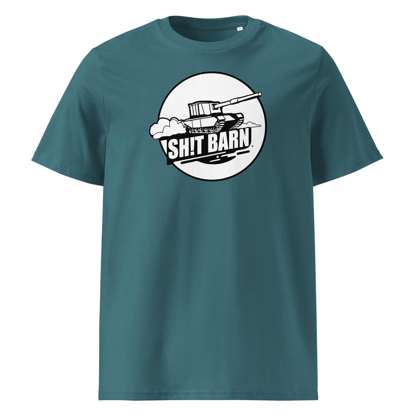 SH!T BARN BW Unisex organic cotton t-shirt