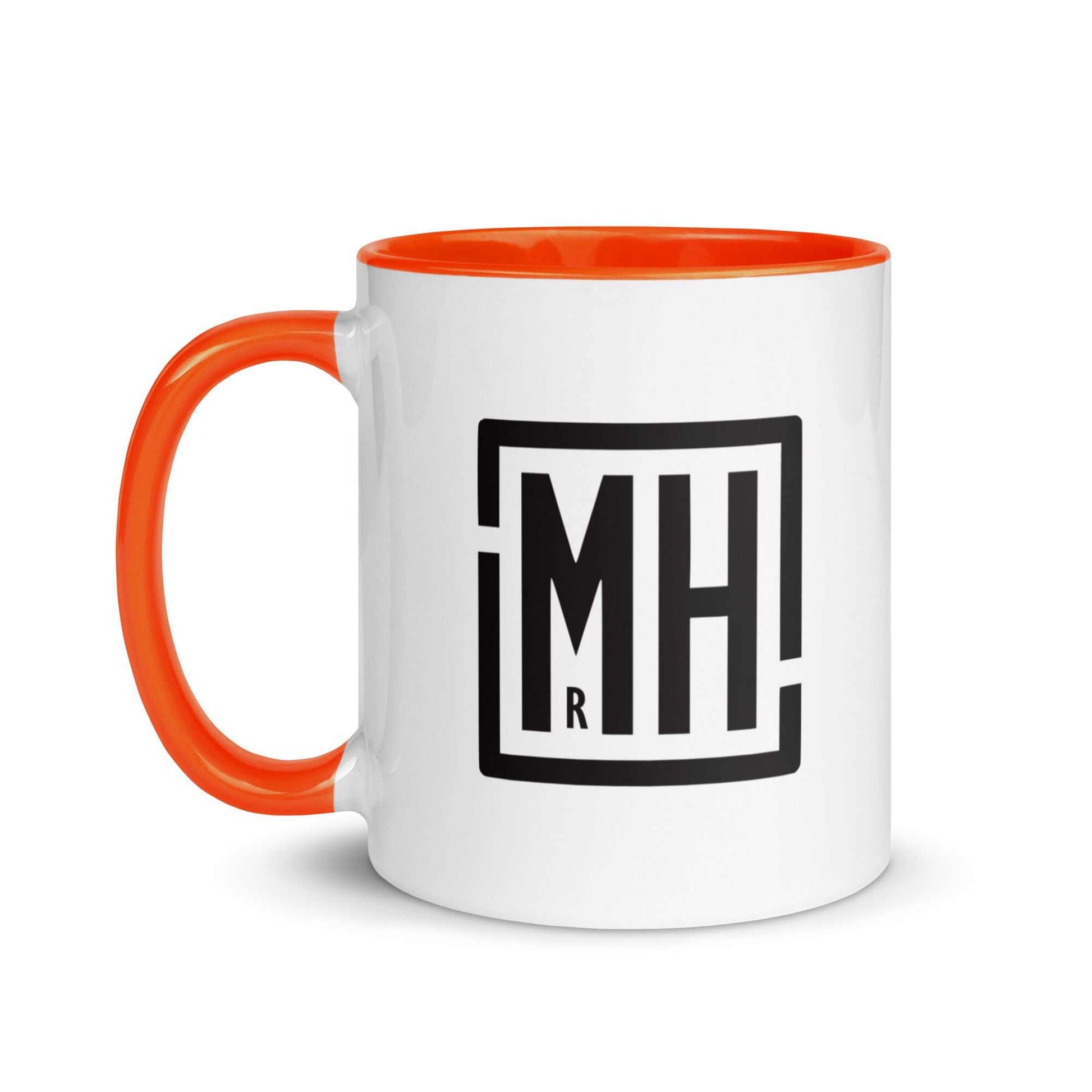 Mr Hewes Colourful Mug orange