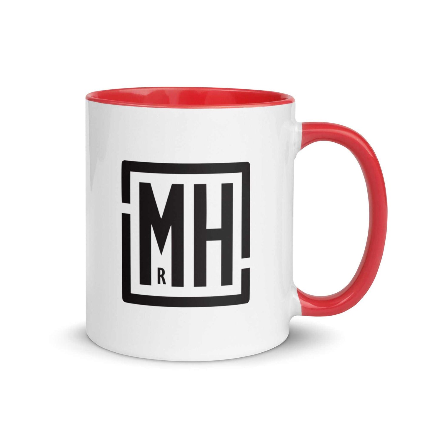 Mr Hewes Colourful Mug red