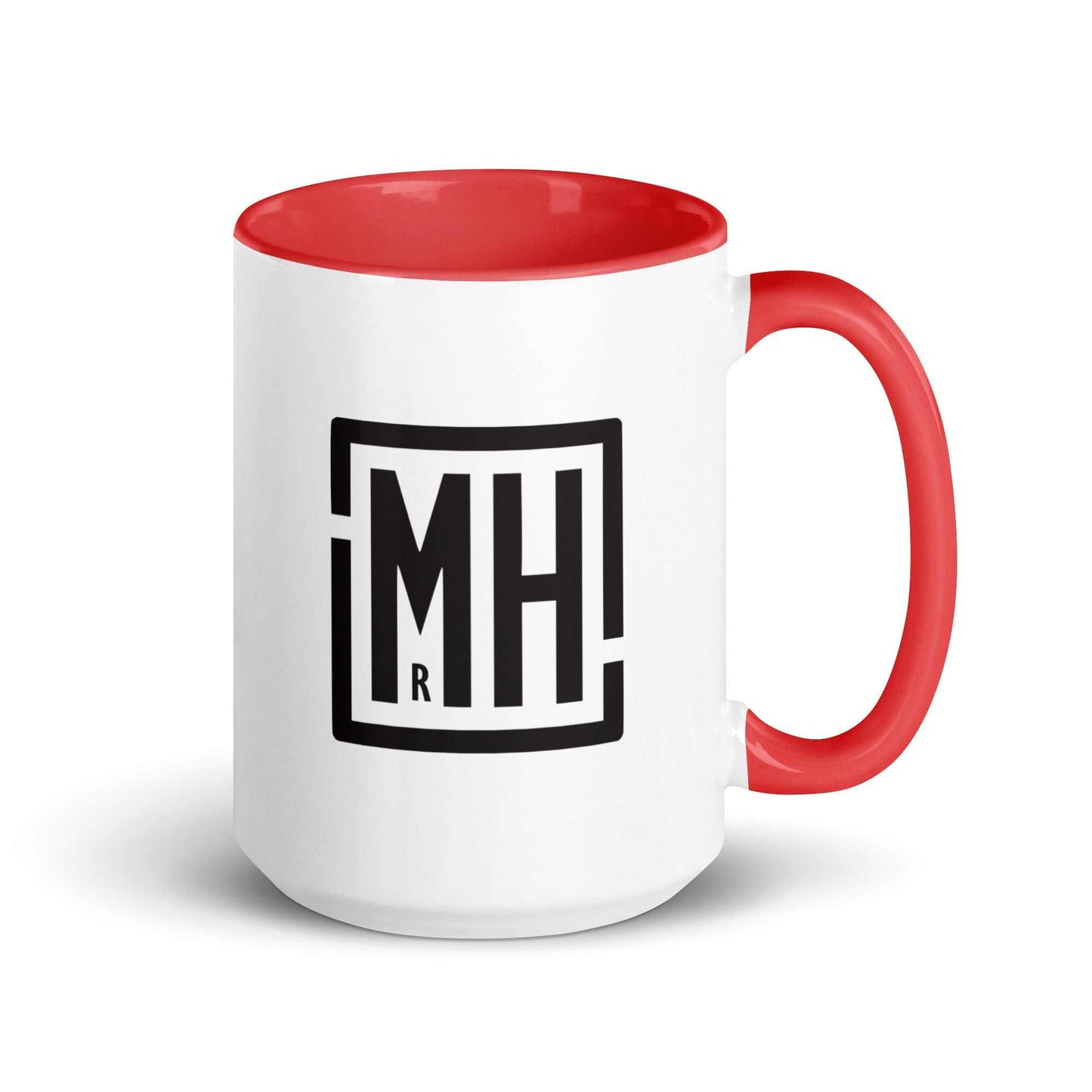 Mr Hewes Colourful Mug red